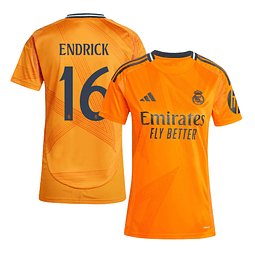 Camisola alternativa Real Madrid 24/25 - Endrick 16 - Versão feminina