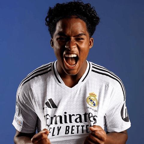 Camisola principal Real Madrid 24/25 - Endrick 16 - Versão feminina