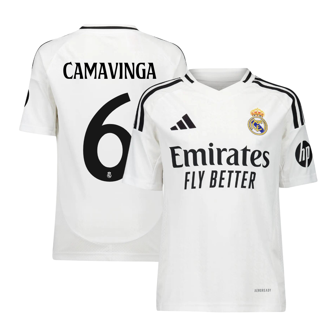 Criança - Camisola principal Real Madrid 24/25 - Camavinga 6 1