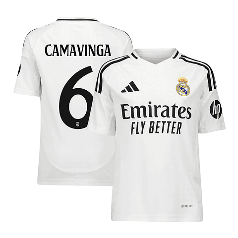 Criança - Camisola principal Real Madrid 24/25 - Camavinga 6