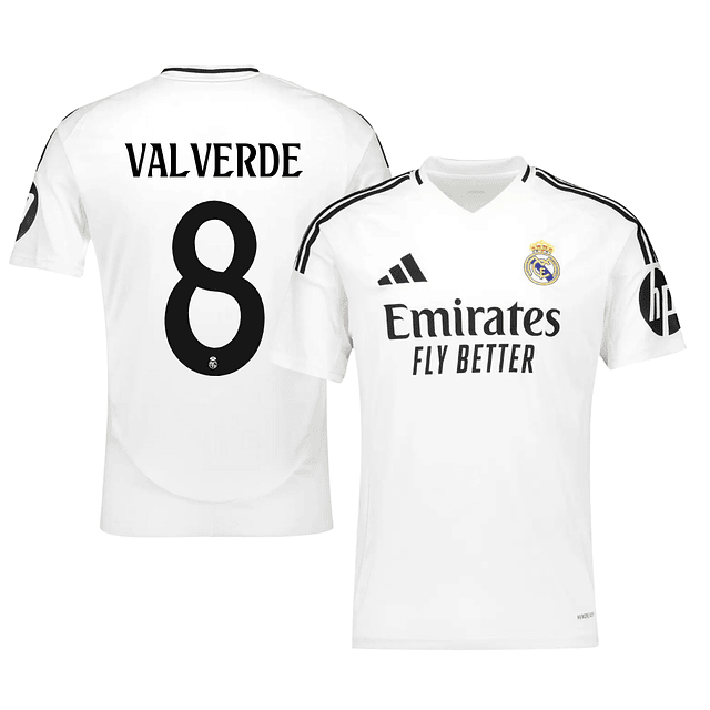 Camisola Principal Real Madrid 24/25 - Valverde 8