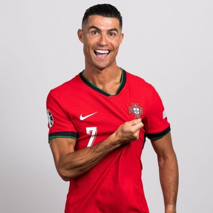 Camisola Principal Portugal Euro 2024 - Ronaldo 7 2