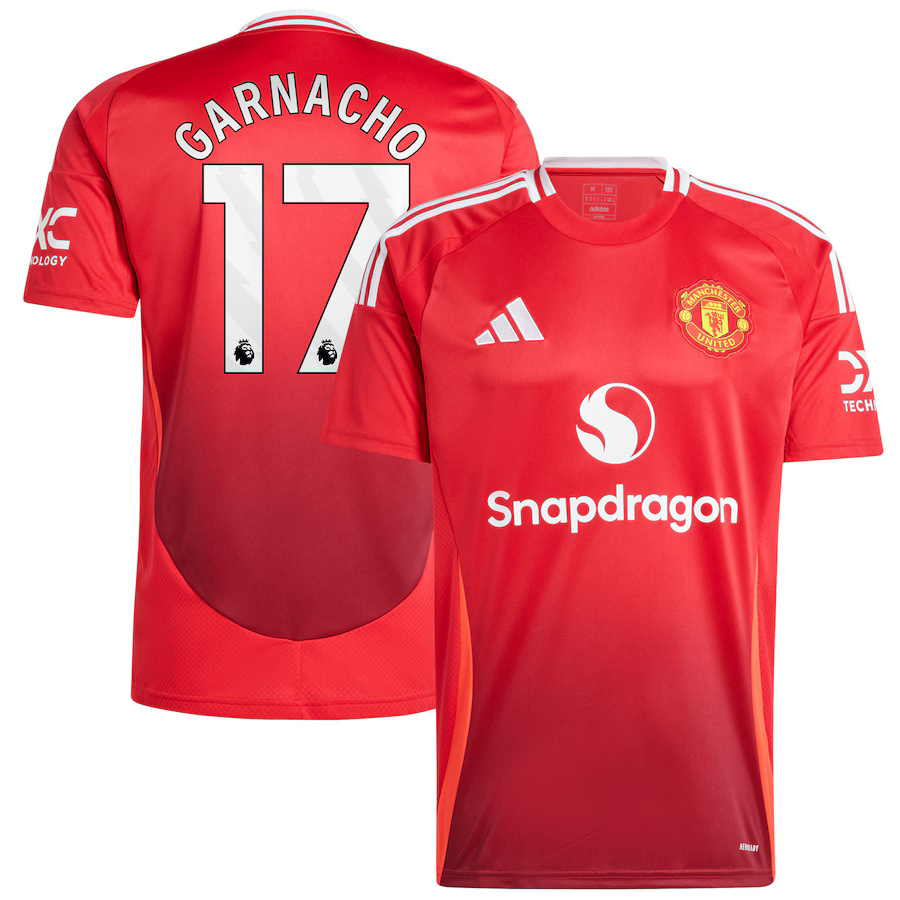 Camisola Principal Manchester United 24/25 - Garnacho 17 1