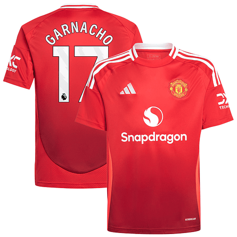 Criança - Camisola principal Man United 24/25 - Garnacho 17