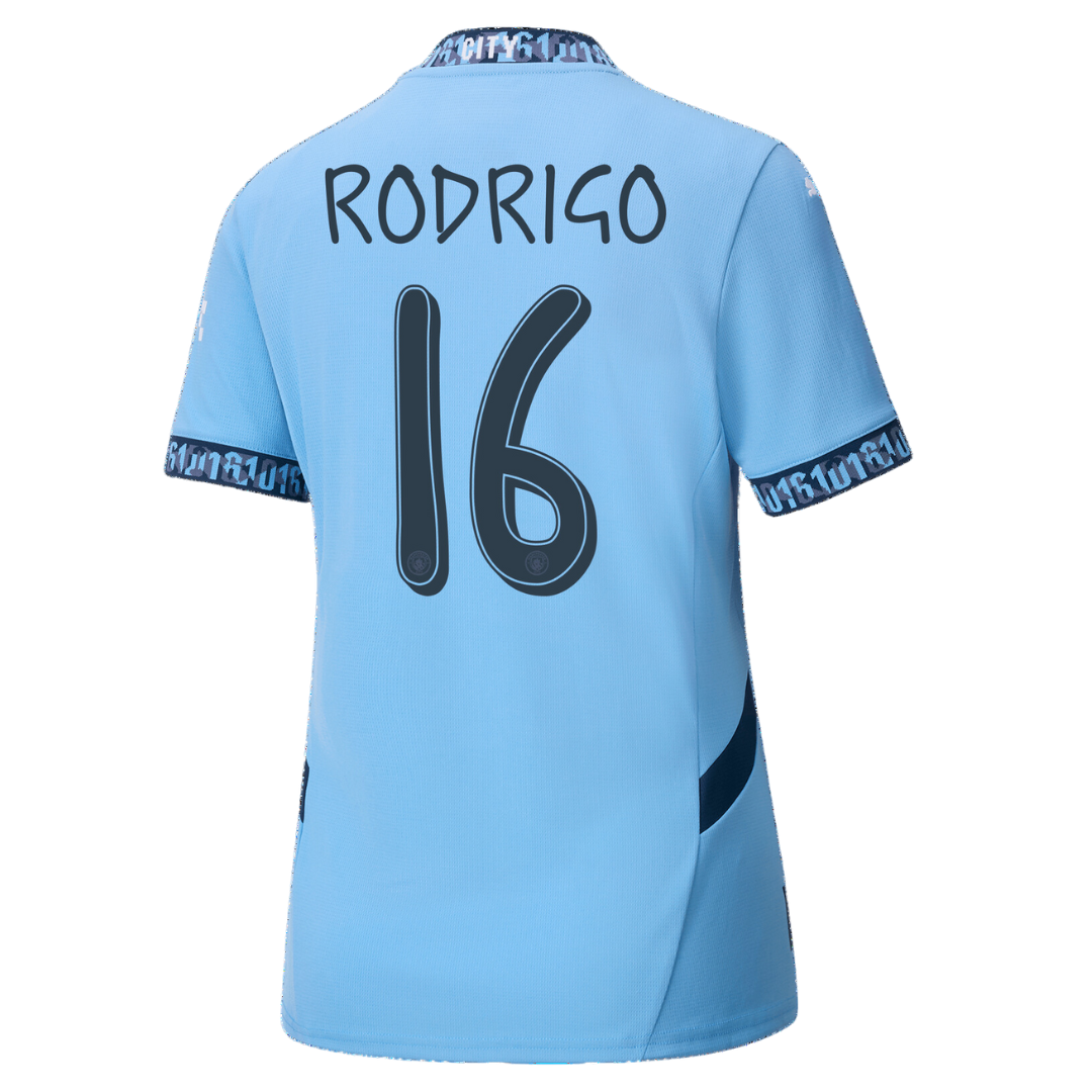 Camisola Principal Man City 24/25 - Rodrigo 16 - Versão feminina 3