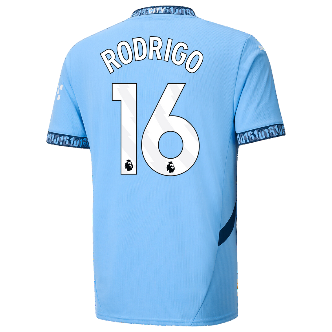 Criança - Camisola principal Man City 24/25 - Rodrigo 16 2