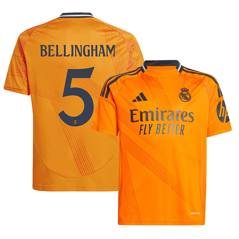 Criança - Camisola alternativa Real Madrid 24/25 - Bellingham 5 