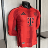 Camisola Principal Bayern Munique 24/25 - Manga comprida - Versão jogador