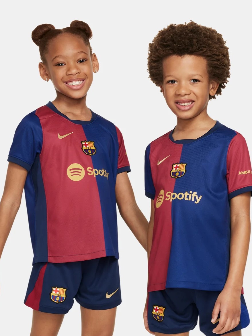 Criança - Camisola principal Barcelona 24/25 2