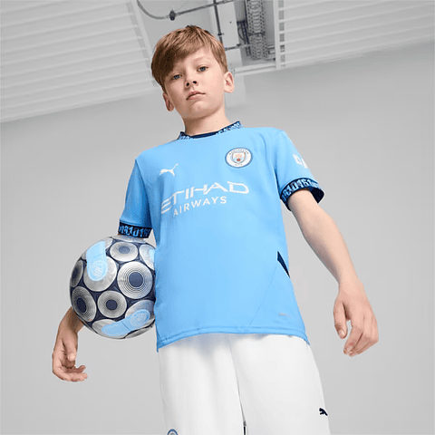 Kit Criança Man City principal 24/25