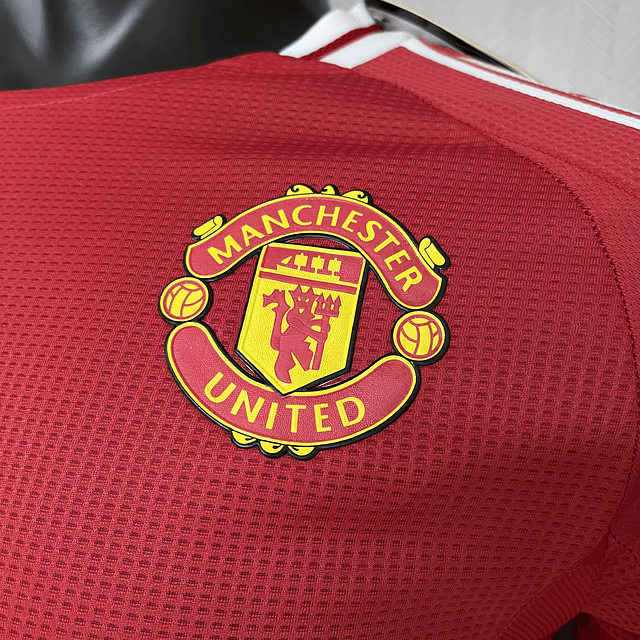 Camisola principal Man Utd 24/25 - Manga comprida - Versão jogador