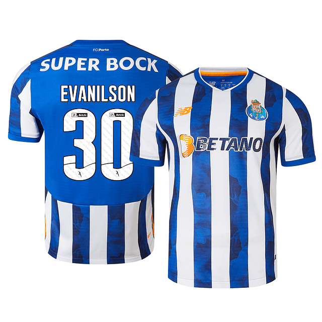 Camisola principal FC Porto 24/25 - Evanilson 30 - Versão adepto