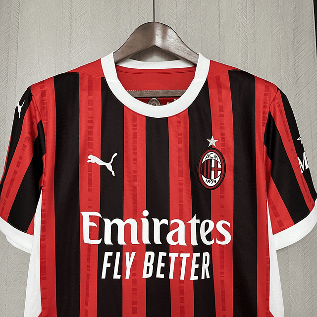 Camisola Principal AC Milan 24/25 - Versão adepto