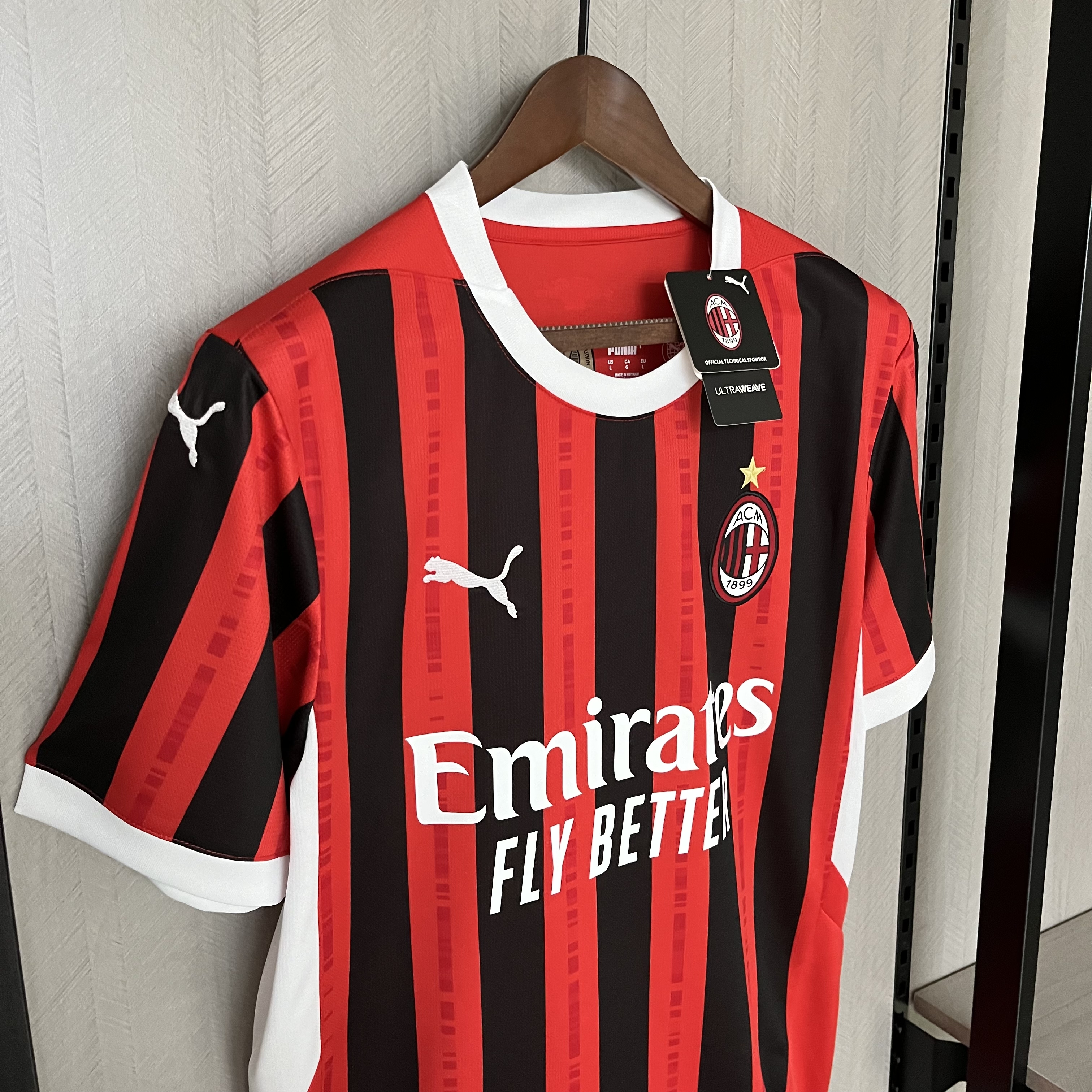 Camisola Principal AC Milan 24/25 - Versão adepto 8