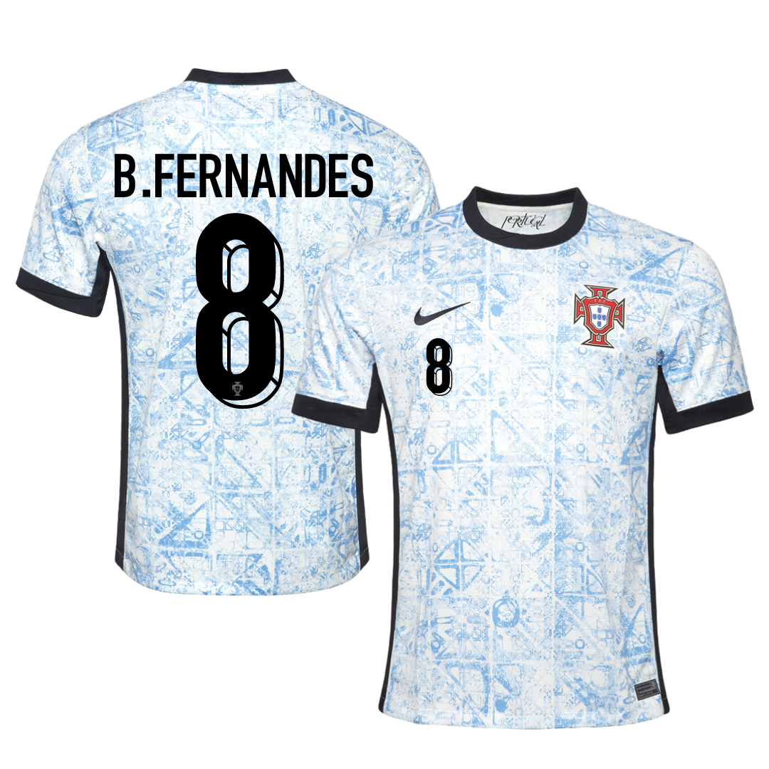 Criança - Camisola alternativa Portugal Euro 2024 - B.Fernandes 8 1