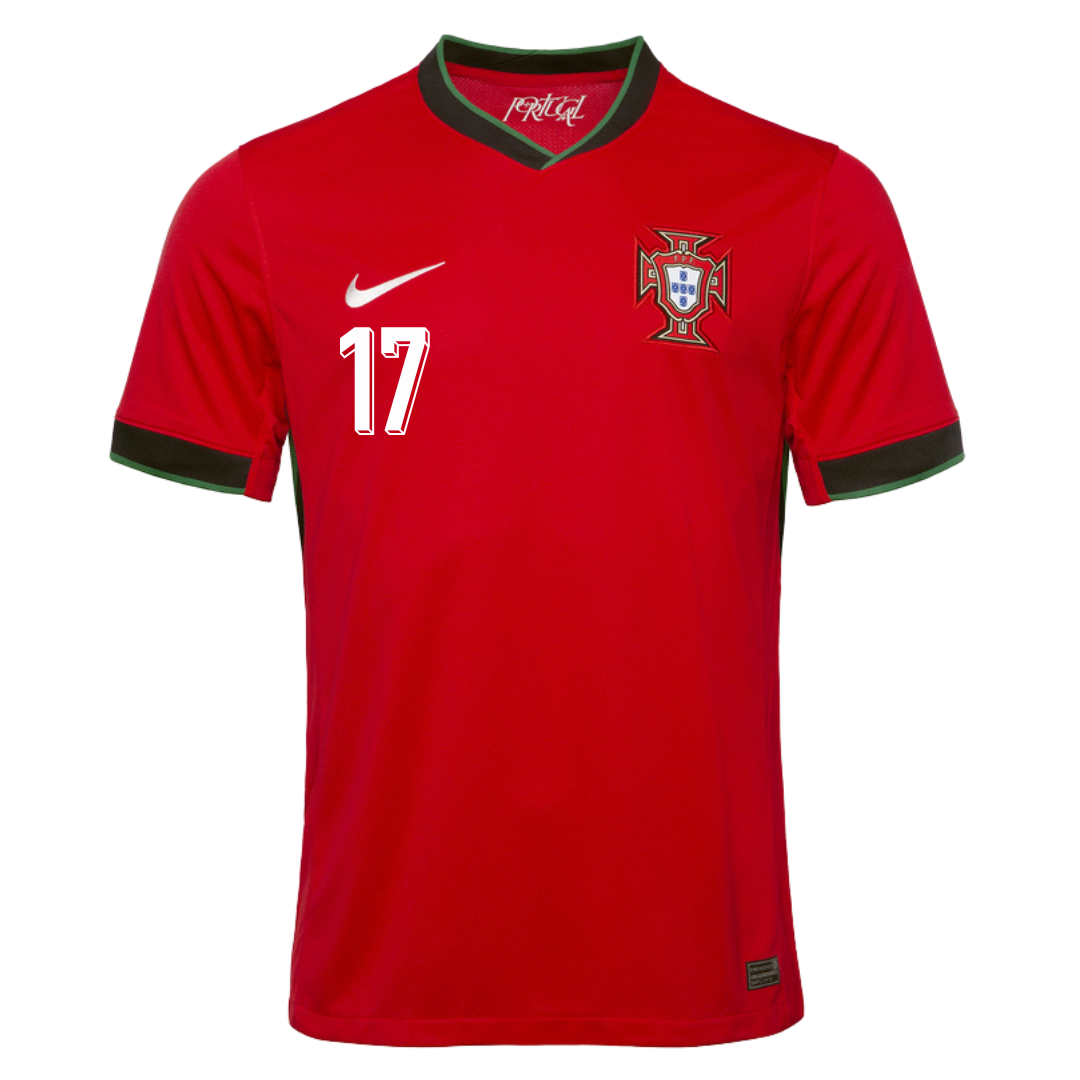 Camisola Principal Portugal Euro 2024 - R. Leão 17 4