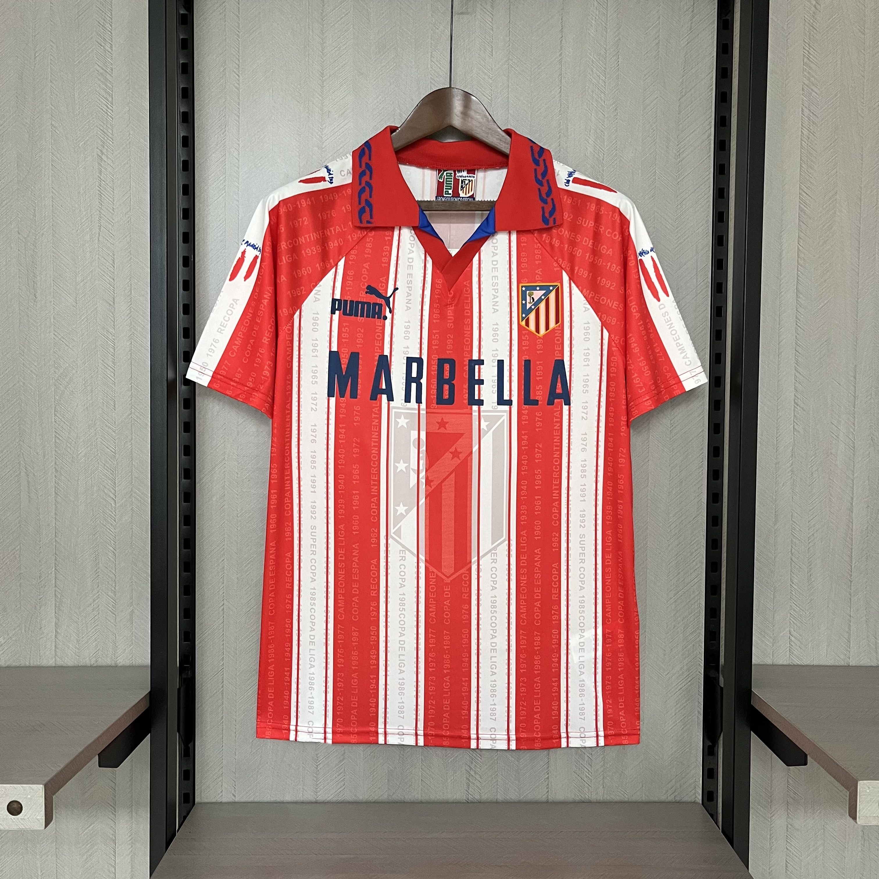 Camisola principal At. Madrid 1995/1996 - Versão adepto 1