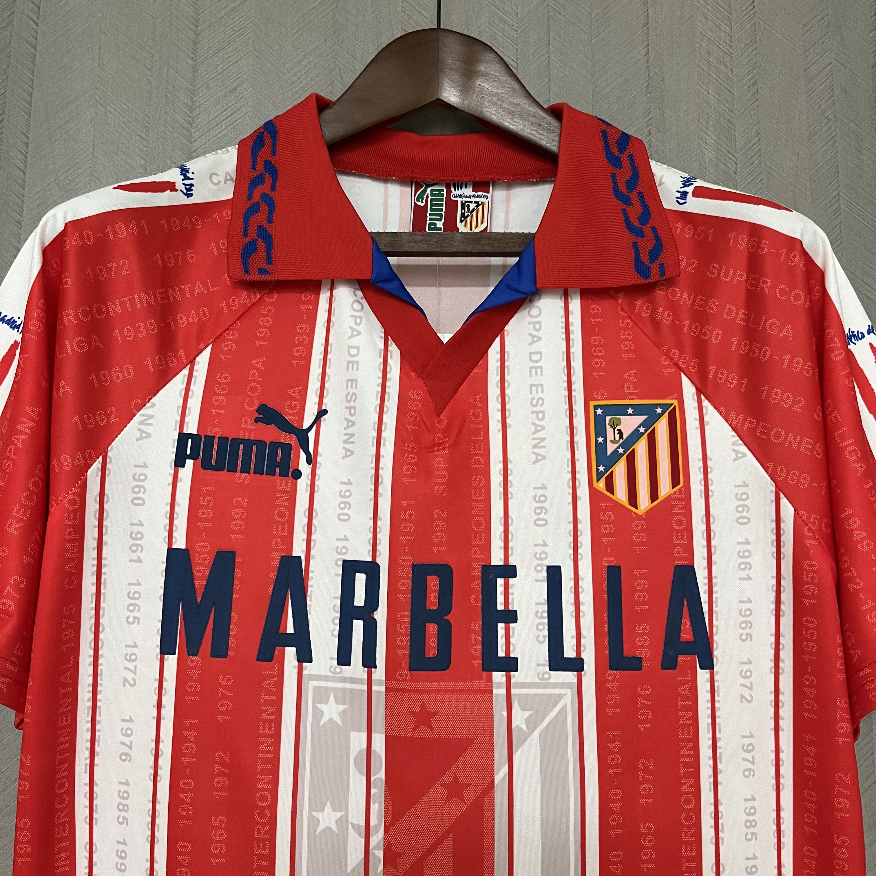 Camisola principal At. Madrid 1995/1996 - Versão adepto 5