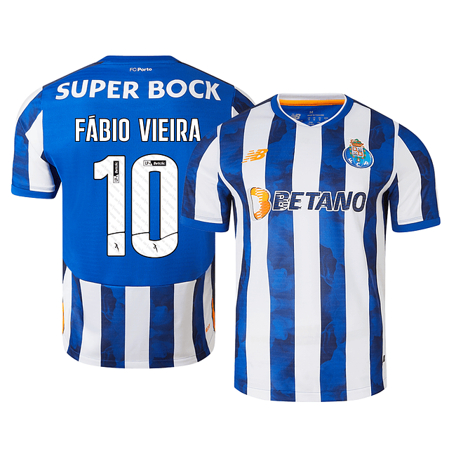 Camisola principal FC Porto 24/25 - Fábio Vieira 10 - Versão adepto