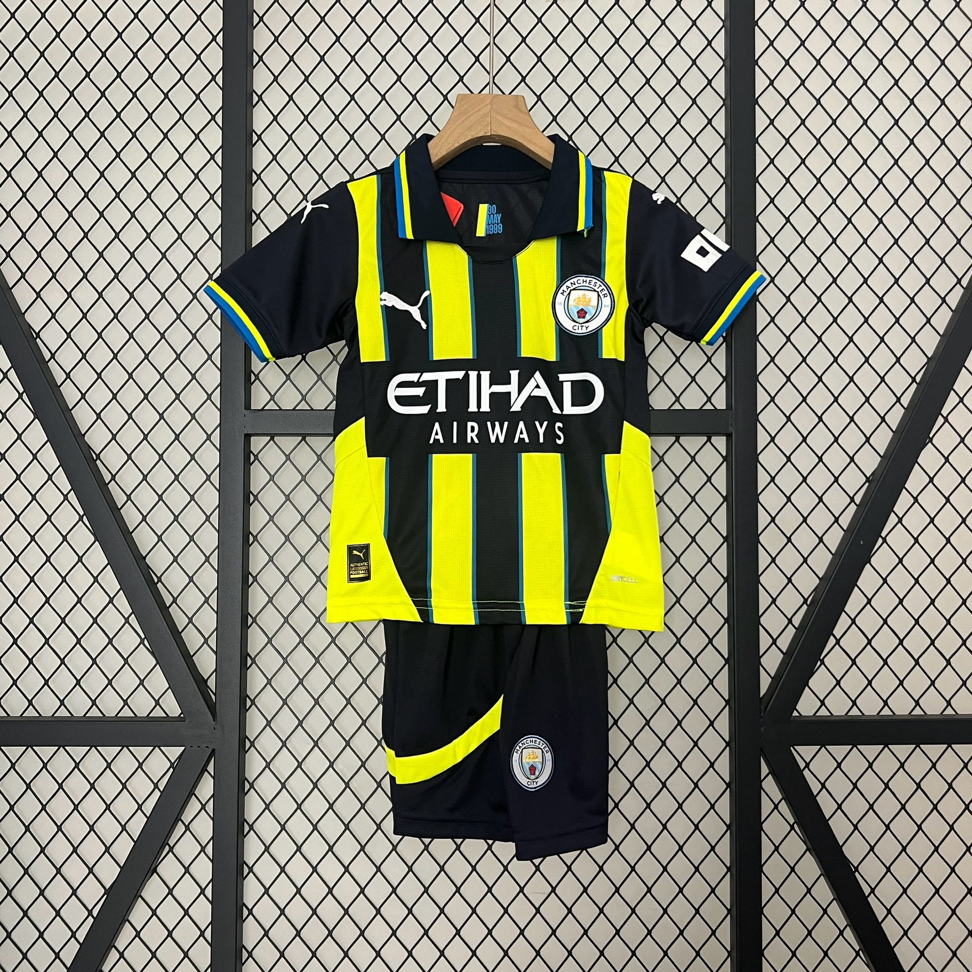 Kit Criança Man City alternativo 24/25 2