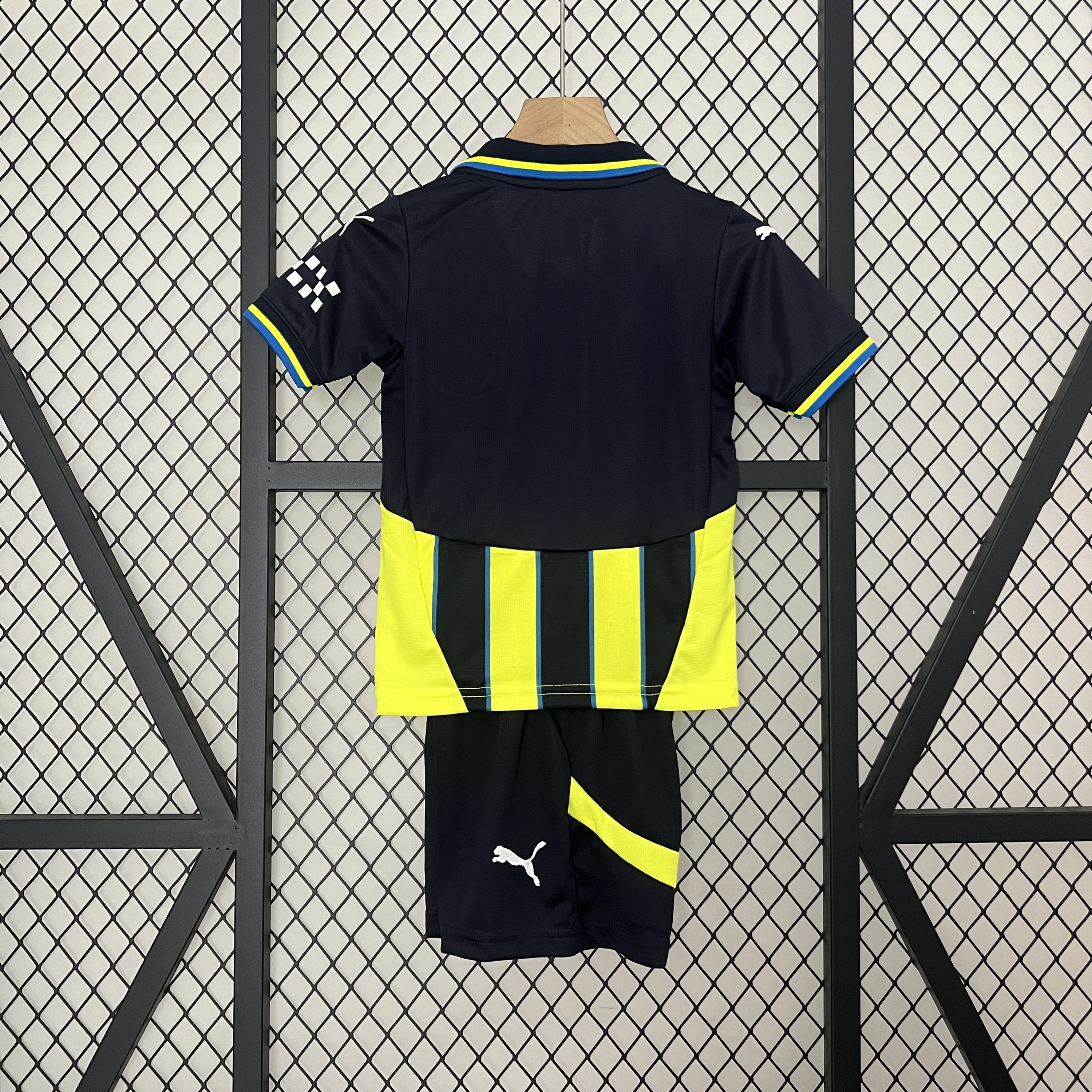 Kit Criança Man City alternativo 24/25 3