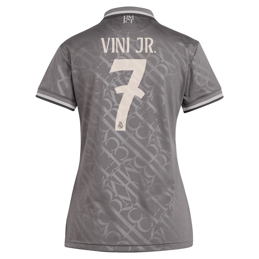 3ª Camisola Real Madrid 24/25 - Vini Jr. 7 - Versão feminina 2