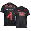 Camisola alternativa SL Benfica 24/25 - António S. 4 - Versão adepto