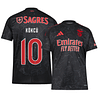 Camisola alternativa SL Benfica 24/25 - Kökçü 10 - Versão adepto