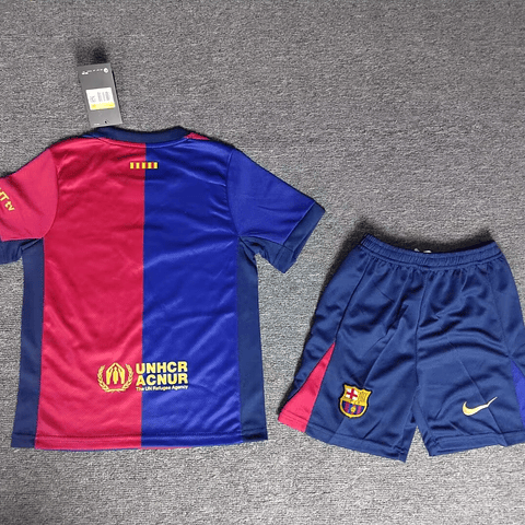 Kit Criança Barcelona principal 24/25 Coldplay