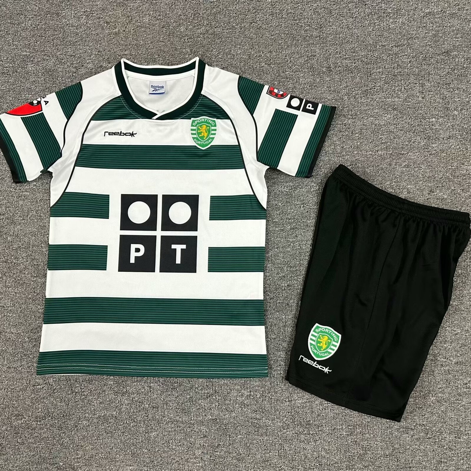 Kit Criança Sporting CP principal 2002/2003 1