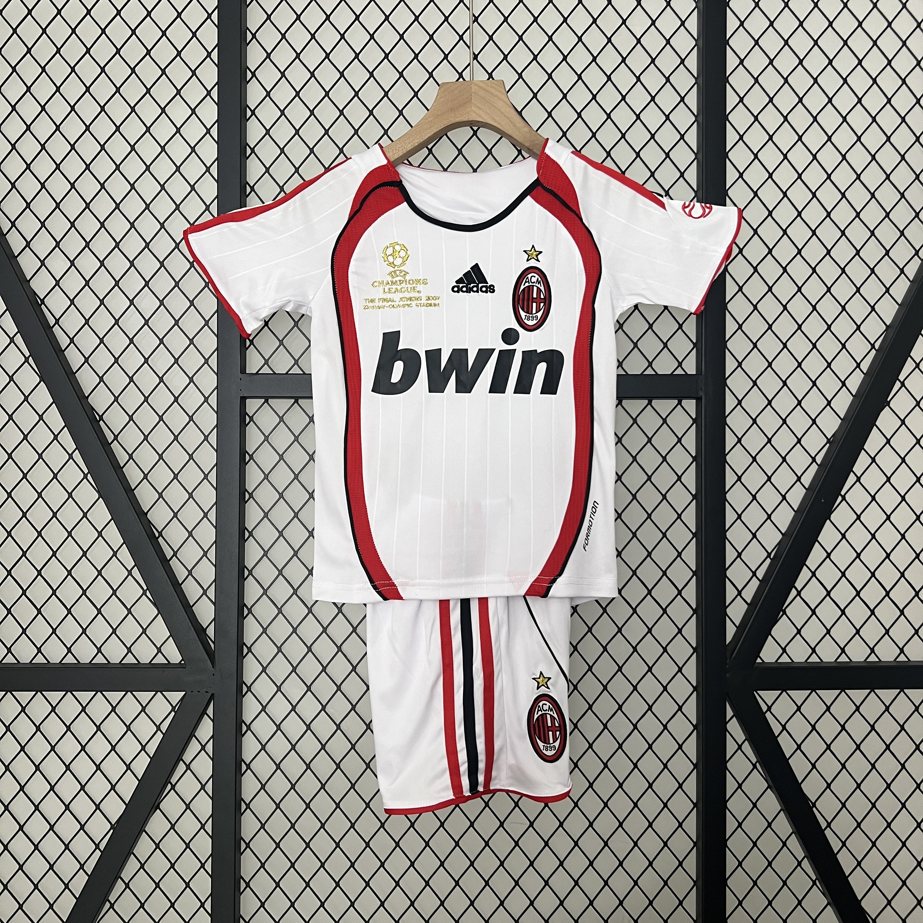 Kit Criança AC Milan alternativo 2006/2007 1