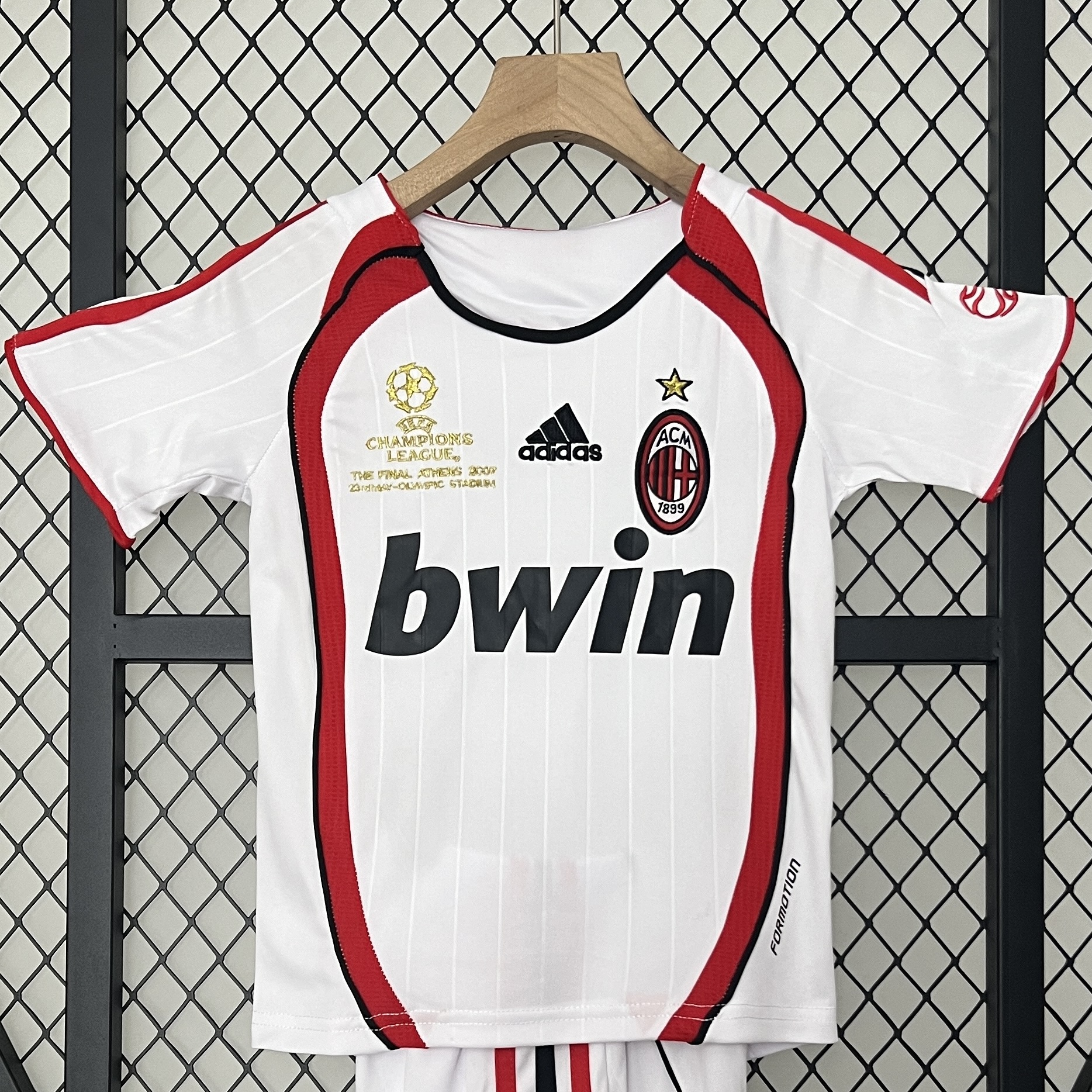 Criança - Camisola alternativa AC Milan 2006/2007 1