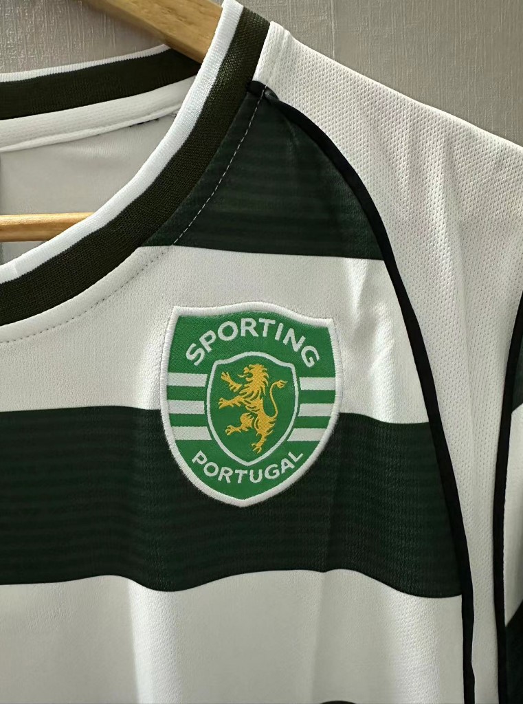 Camisola principal Sporting 2002/2003 - C.Ronaldo 28 - Manga comprida - Versão adepto 6