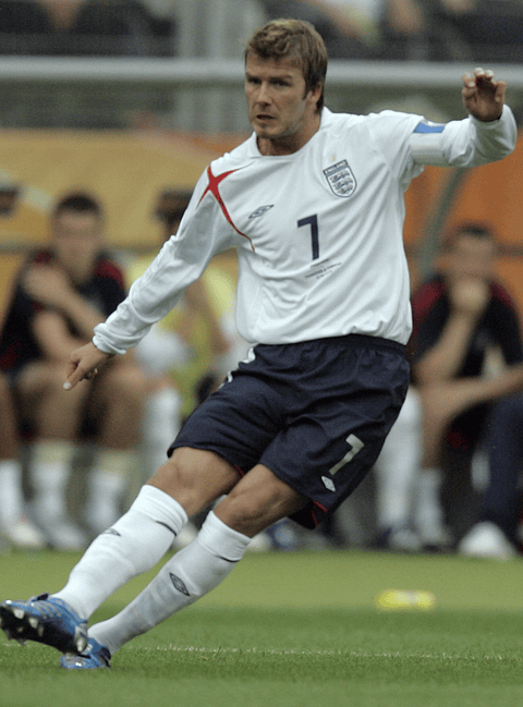 Camisola principal Inglaterra 2006 - Beckham 7 - Versão adepto