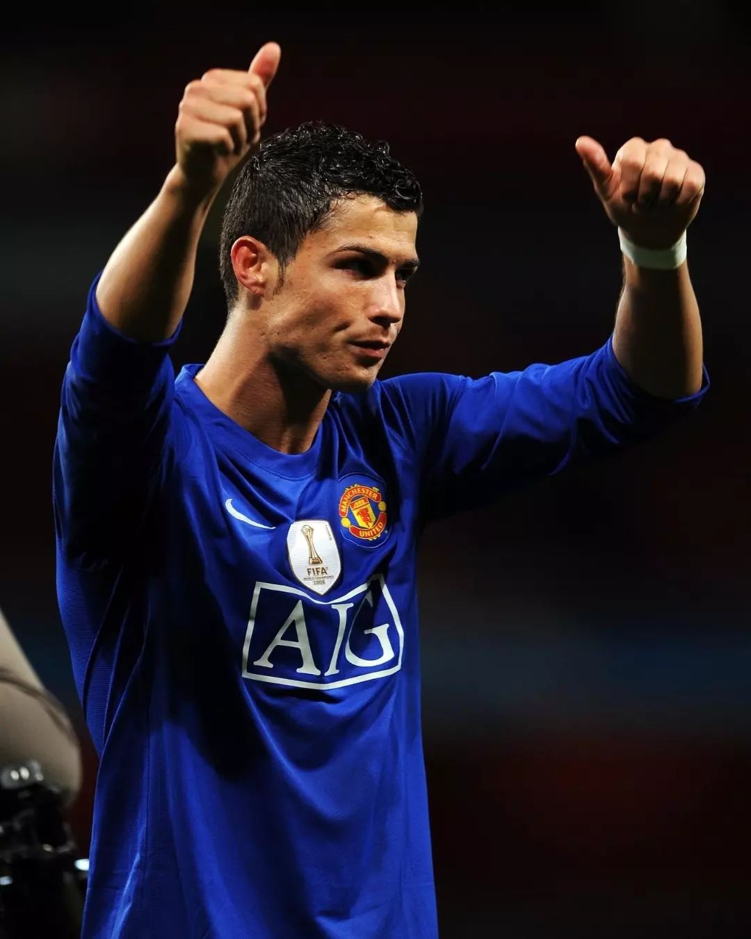 Camisola alternativa Manchester United 2008/2009 - Ronaldo 7 - Versão adepto 2