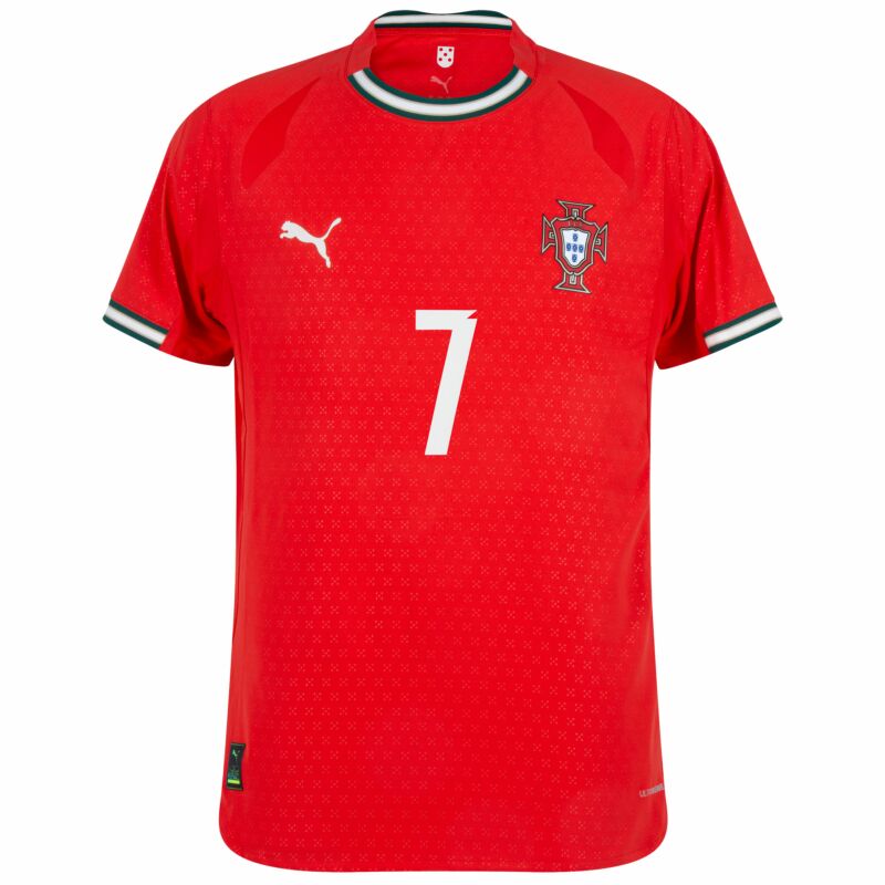 Camisola Principal Portugal 2025 - Ronaldo 7 12
