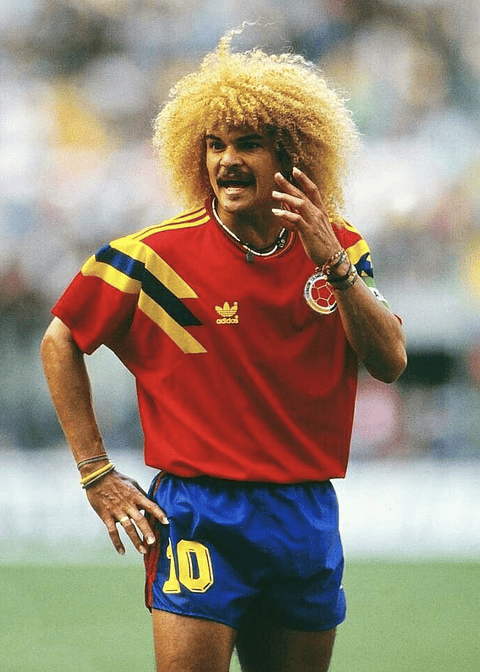 Camisola alternativa Colombia 1990 - Valderrama 10 - Versão adepto