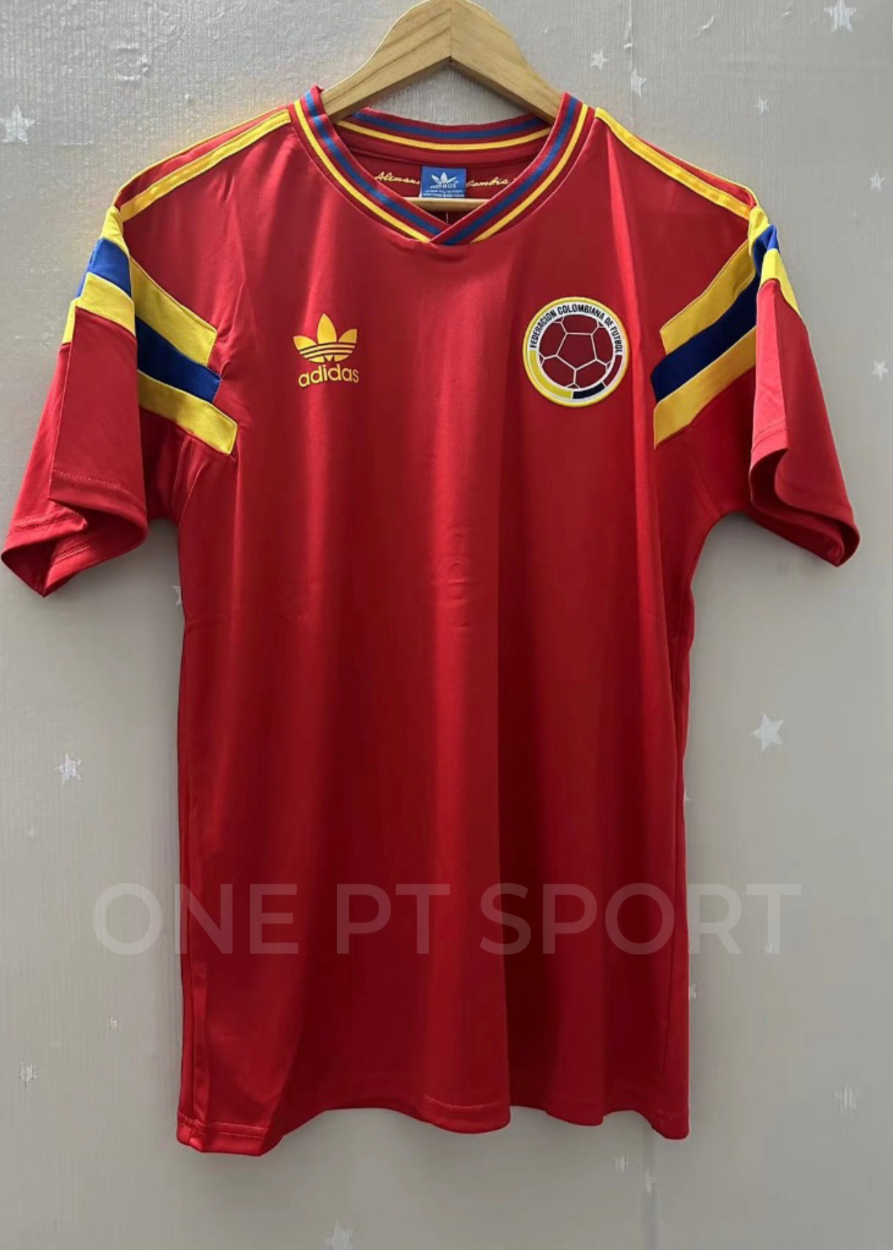 Camisola alternativa Colombia 1990 - Valderrama 10 - Versão adepto 3