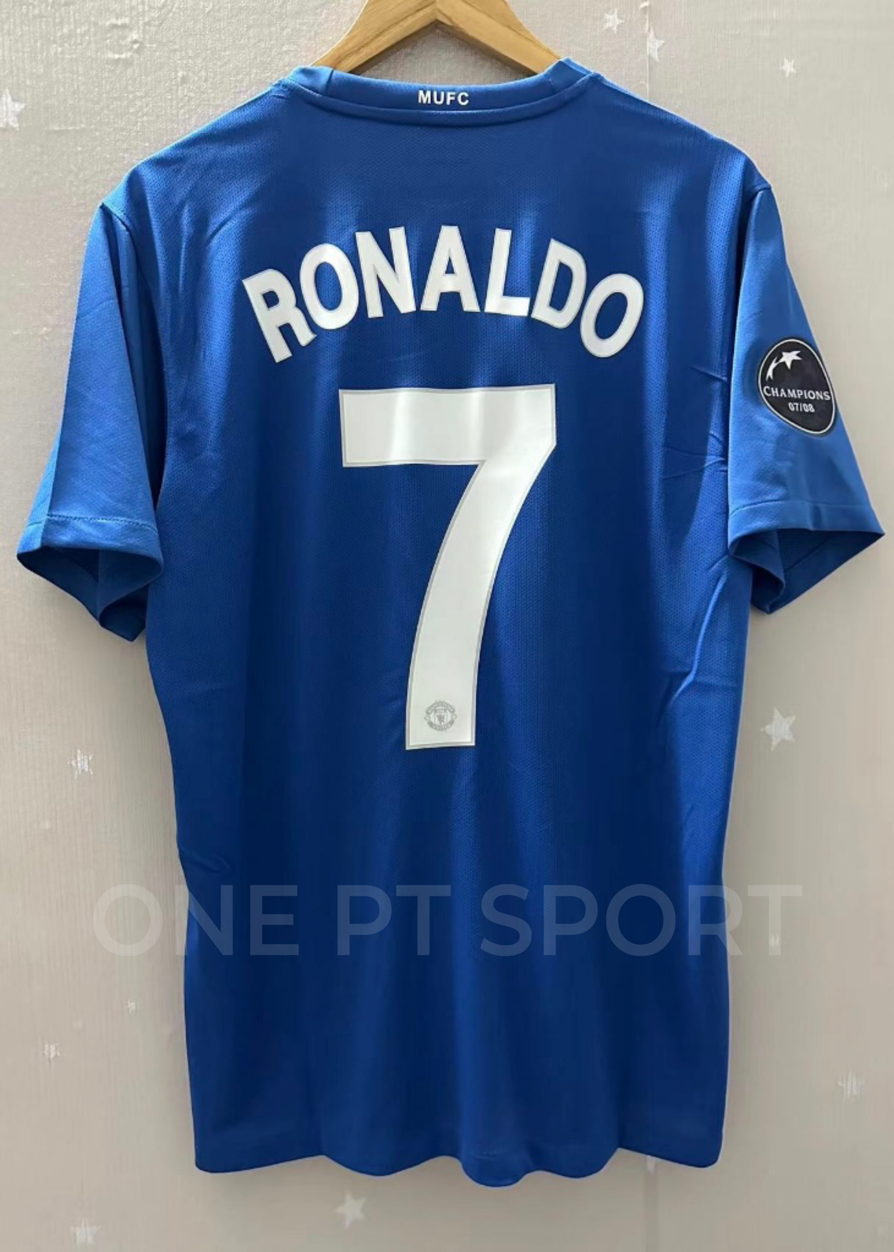 Camisola alternativa Manchester United 2008/2009 - Ronaldo 7 - Versão adepto 1