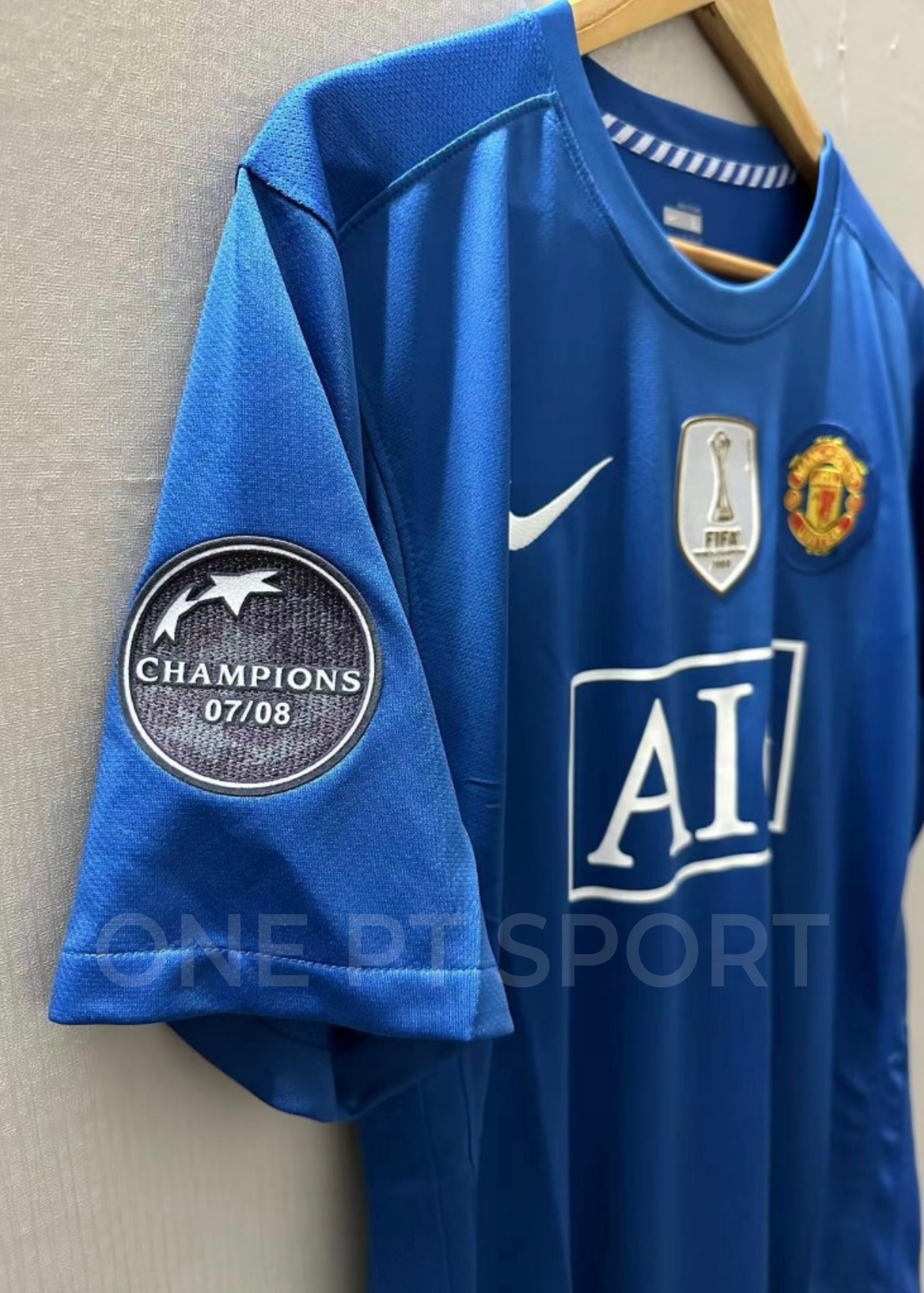 Camisola alternativa Manchester United 2008/2009 - Ronaldo 7 - Versão adepto 4