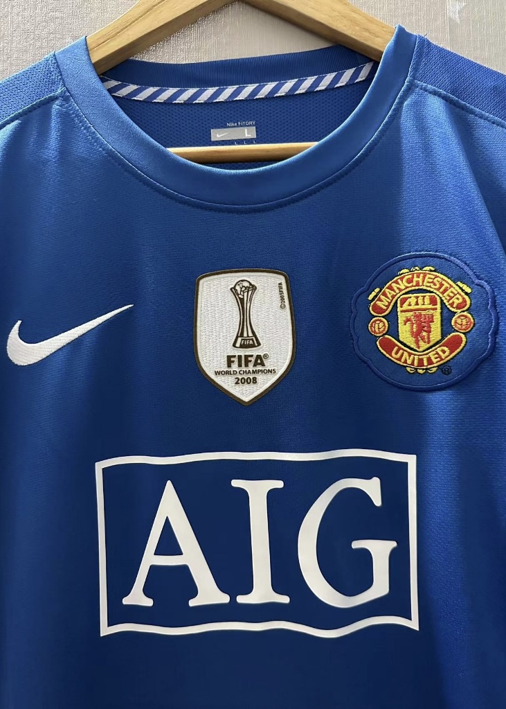 Camisola alternativa Manchester United 2008/2009 - Ronaldo 7 - Versão adepto 5