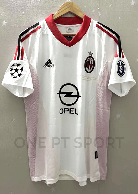 Camisola alternativa AC Milan 2002/2003 - Shevchenko 7 - Versão adepto