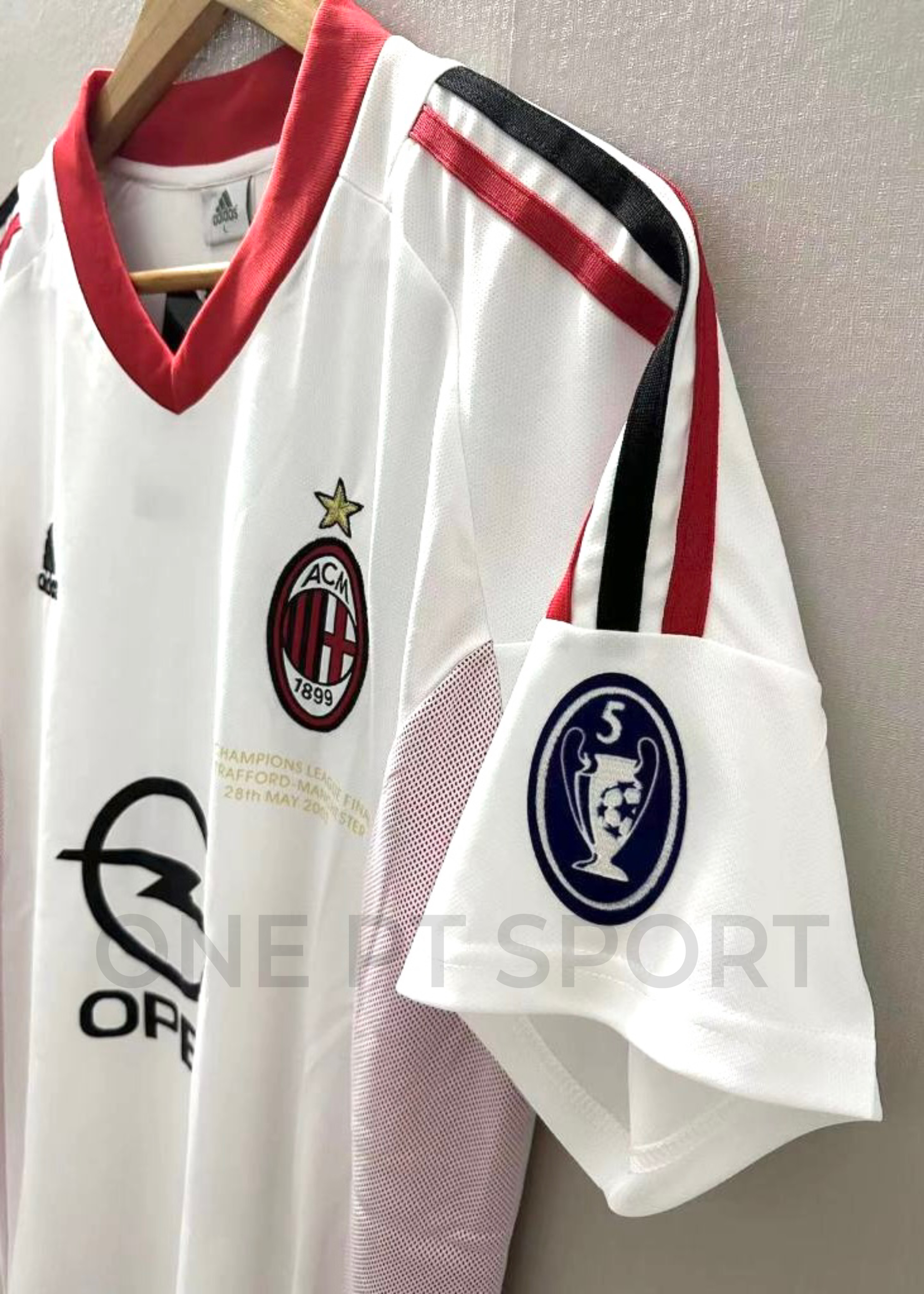 Camisola alternativa AC Milan 2002/2003 - Shevchenko 7 - Versão adepto 3