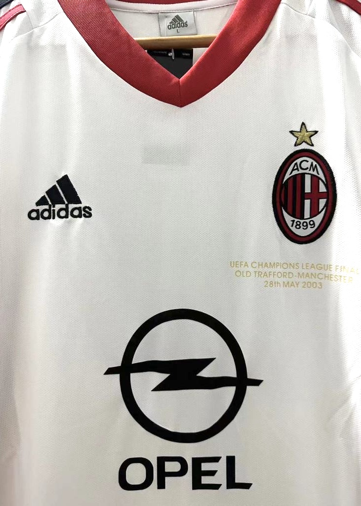 Camisola alternativa AC Milan 2002/2003 - Shevchenko 7 - Versão adepto 5
