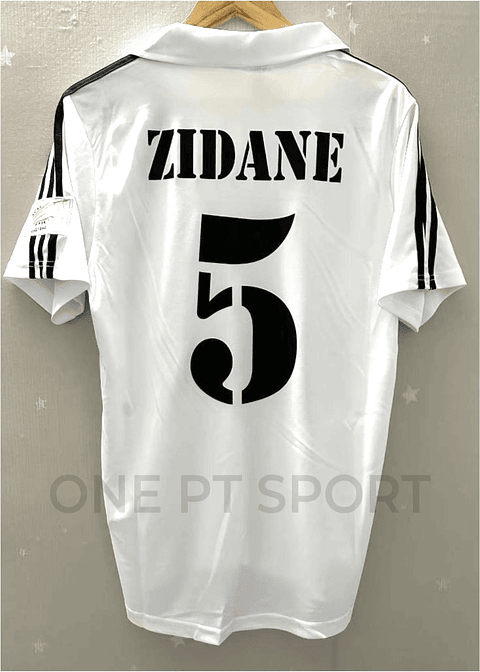 Camisola principal Real Madrid 2002/2003 - Zidane 5 - Versão adepto
