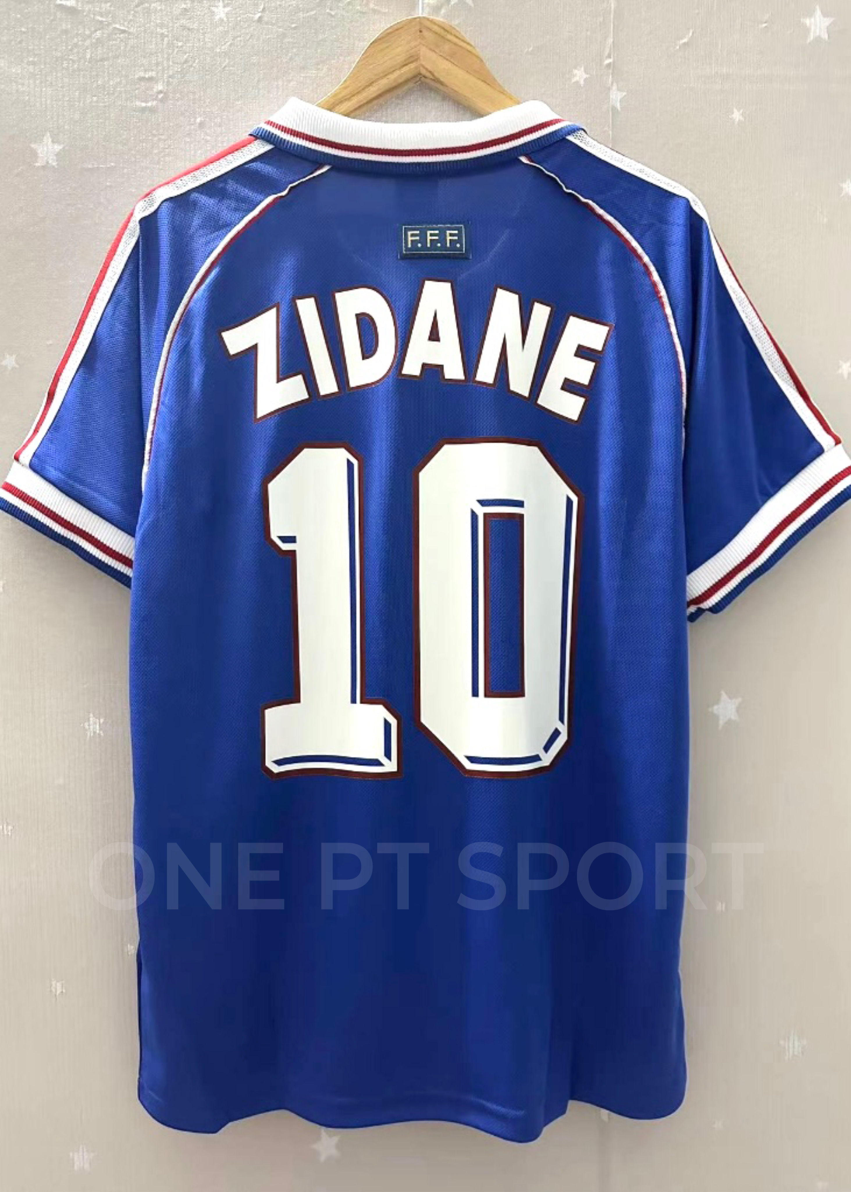 Camisola Principal França 1998 - Zidane 10 - Versão adepto 1