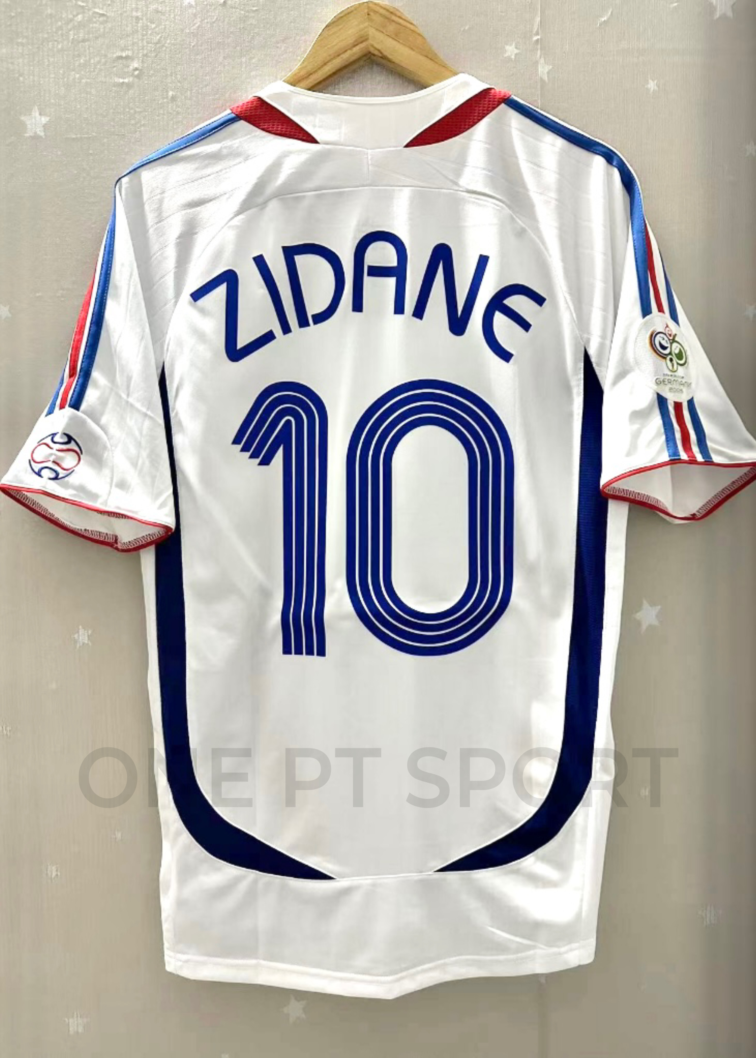 Camisola alternativa França Final Mundial 2006 - Zidane 10 - Versão adepto 1