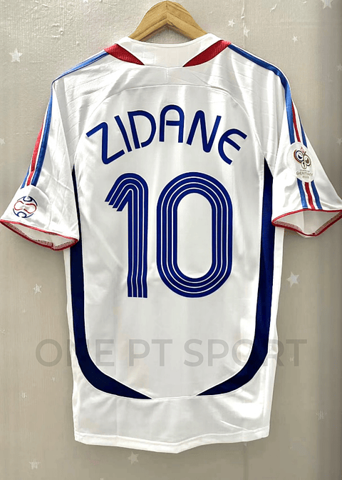 Camisola alternativa França Final Mundial 2006 - Zidane 10 - Versão adepto
