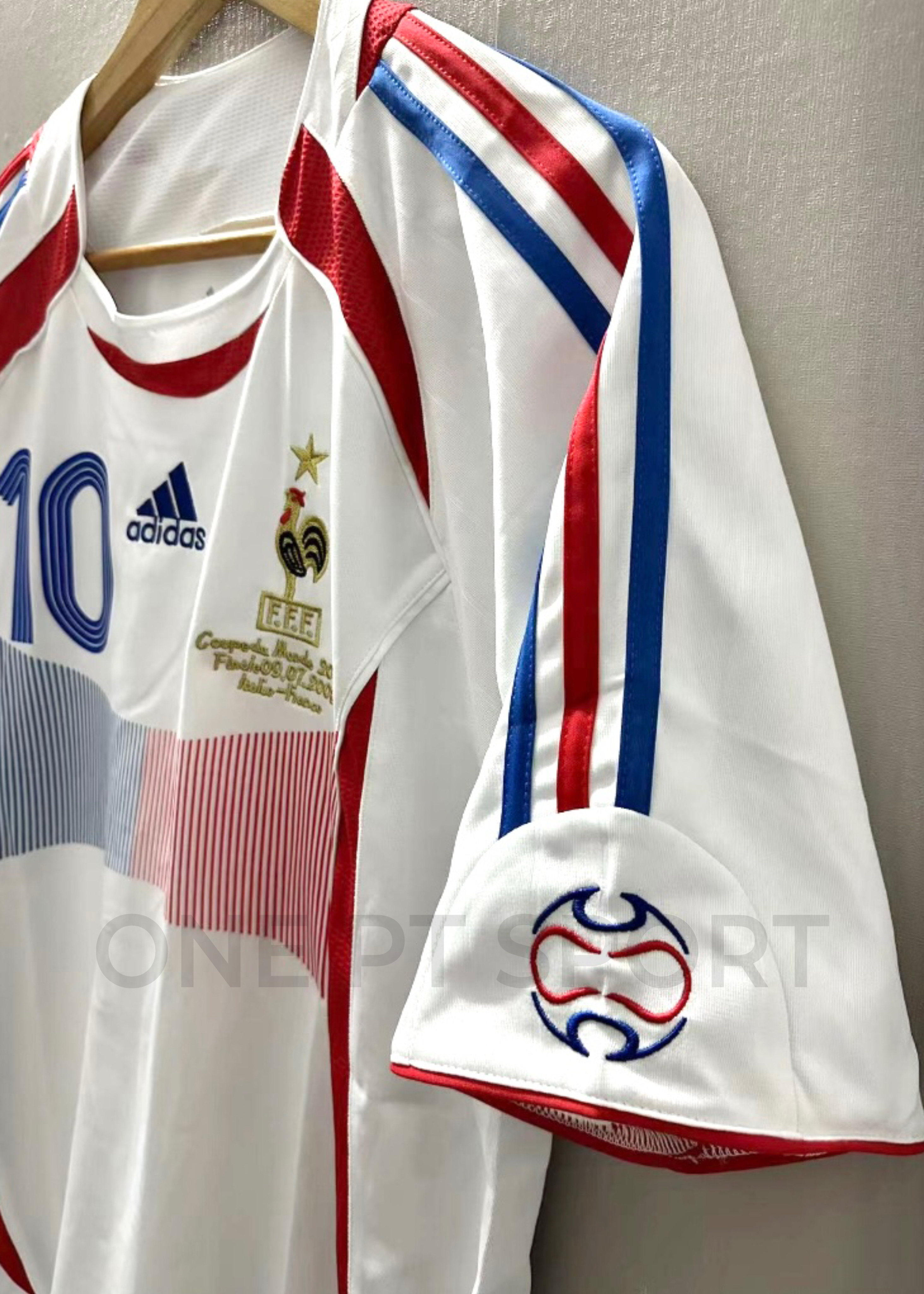 Camisola alternativa França Final Mundial 2006 - Zidane 10 - Versão adepto 4