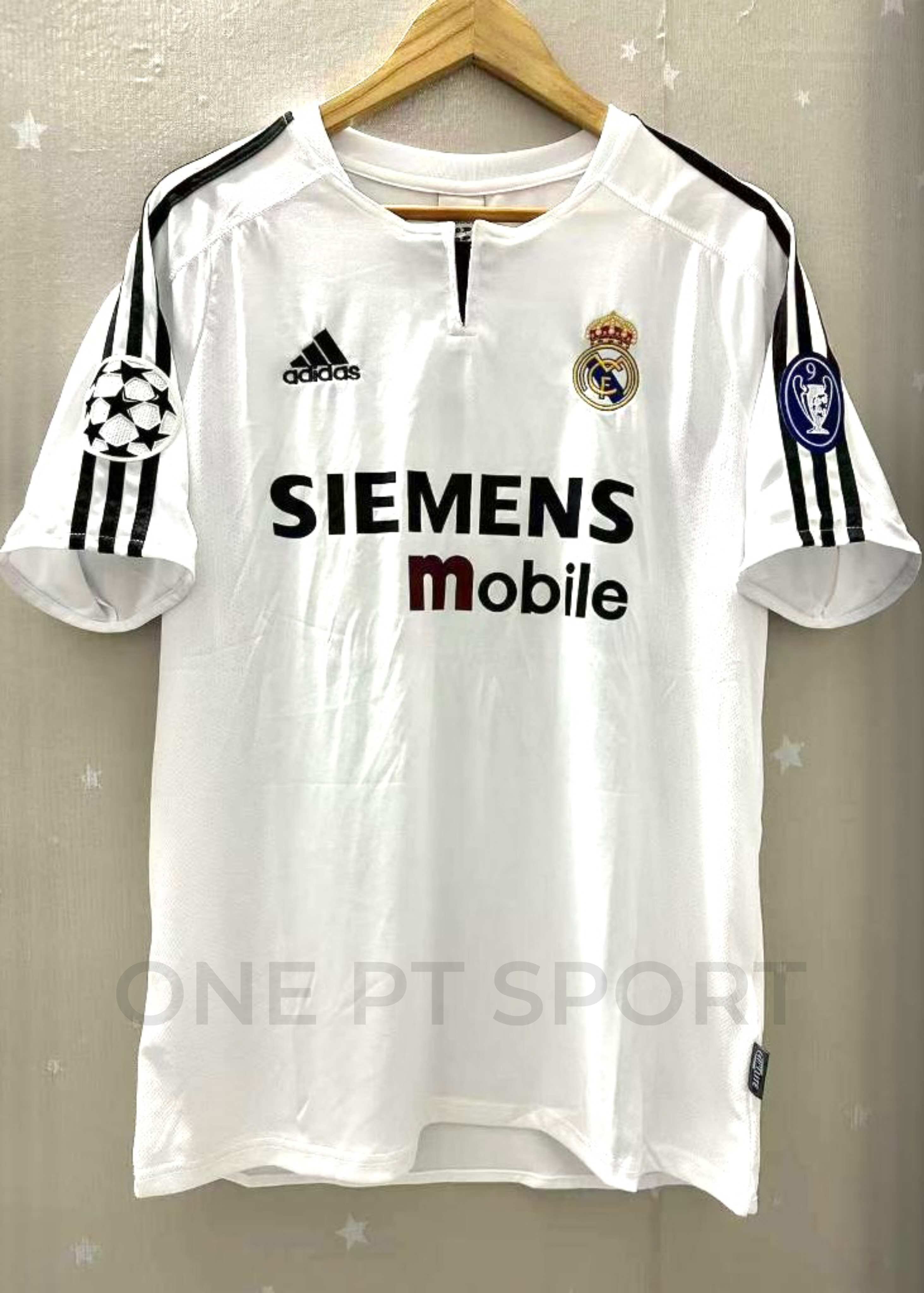 Camisola principal Real Madrid 2003/2004 - Ronaldo 9 - Versão adepto 4